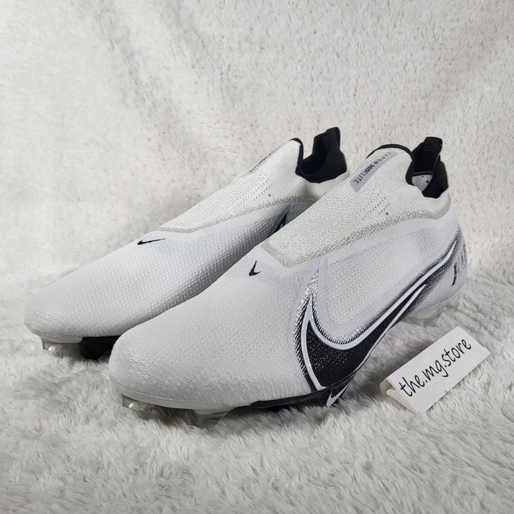 Nike Vapor Edge 360 Elite Black White Football Cleats Men's Size 16 CV6282-108 - Picture 2 of 5